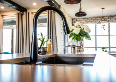 Kitchen Built By Hillside Construction. Building Custom Homes, Cabins, and Renovations in Manitoba and Kenora.